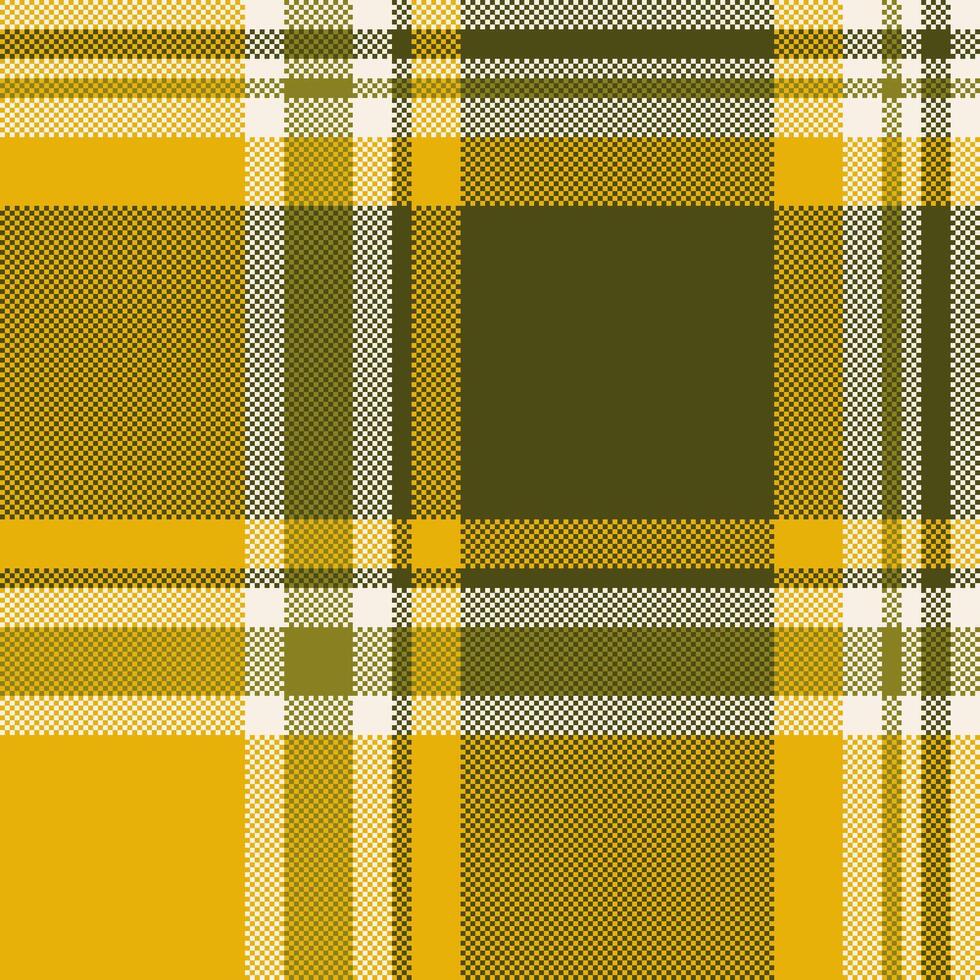 Hunter seamless background fabric, heritage texture plaid tartan. Advertisement check pattern textile in bright and dark colors. vector