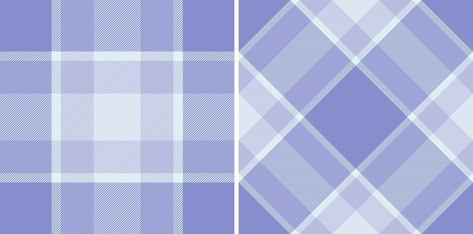 Texture background of tartan pattern plaid with a fabric textile check seamless. Set in sky colors. New years eve fashion trends. vector