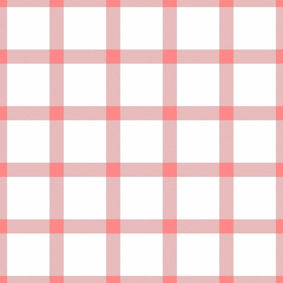 Workshop seamless texture , purity textile background fabric. Stripe tartan pattern check plaid in red and white colors. vector