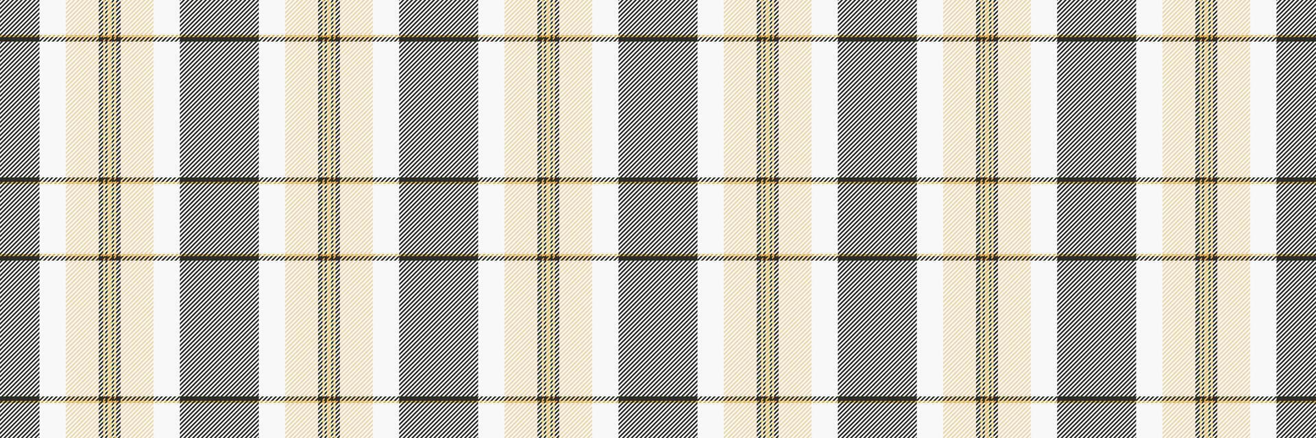 Elegant gray and beige plaid pattern. Perfect for textile design, website backgrounds, or packaging. Subtle yet stylish, this seamless texture offers a versatile and sophisticated aesthetic. vector