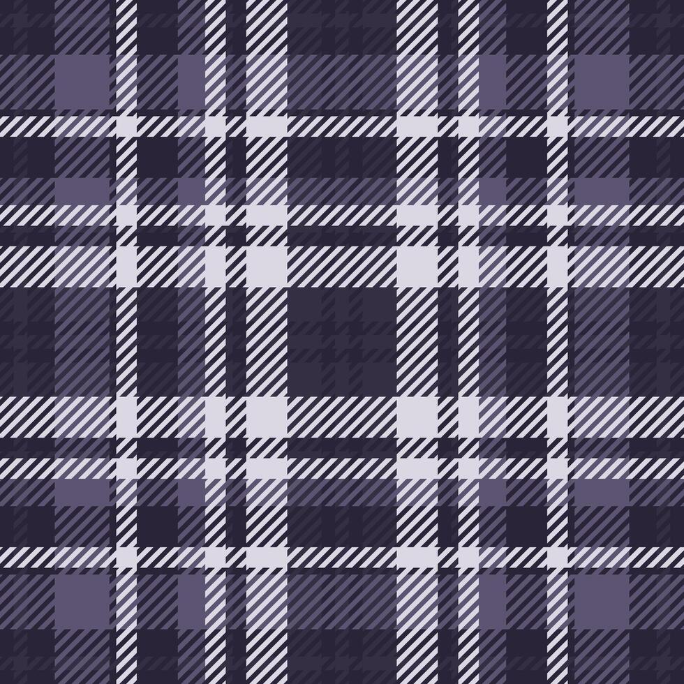 Sophisticated purple and white plaid pattern. Ideal for textile design, fashion, or website backgrounds. The subtle texture adds depth and visual interest. Evokes feelings of warmth and style. vector