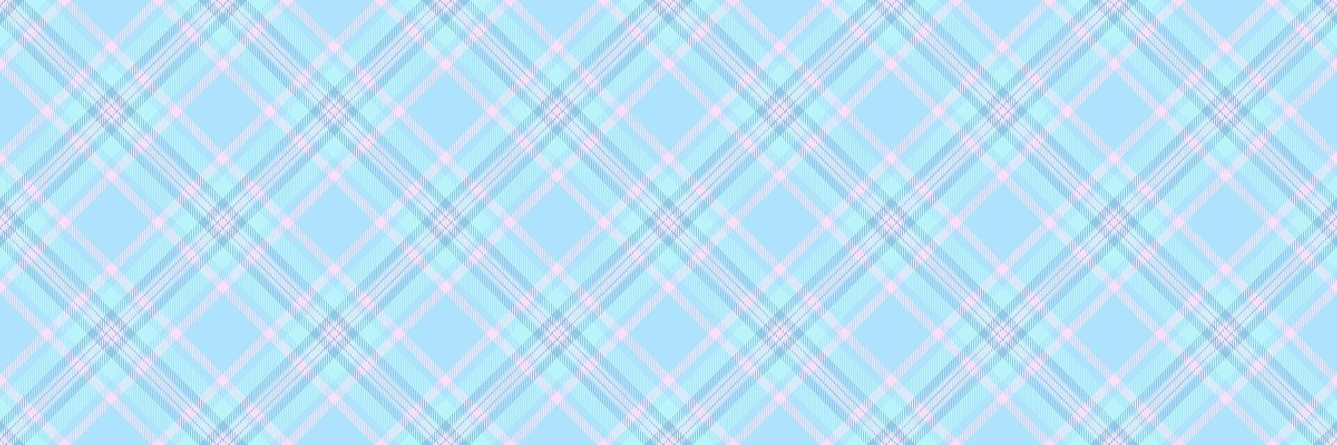 Chinese new year background plaid fabric, empty check pattern. Painting texture seamless tartan textile in cyan and light colors. vector