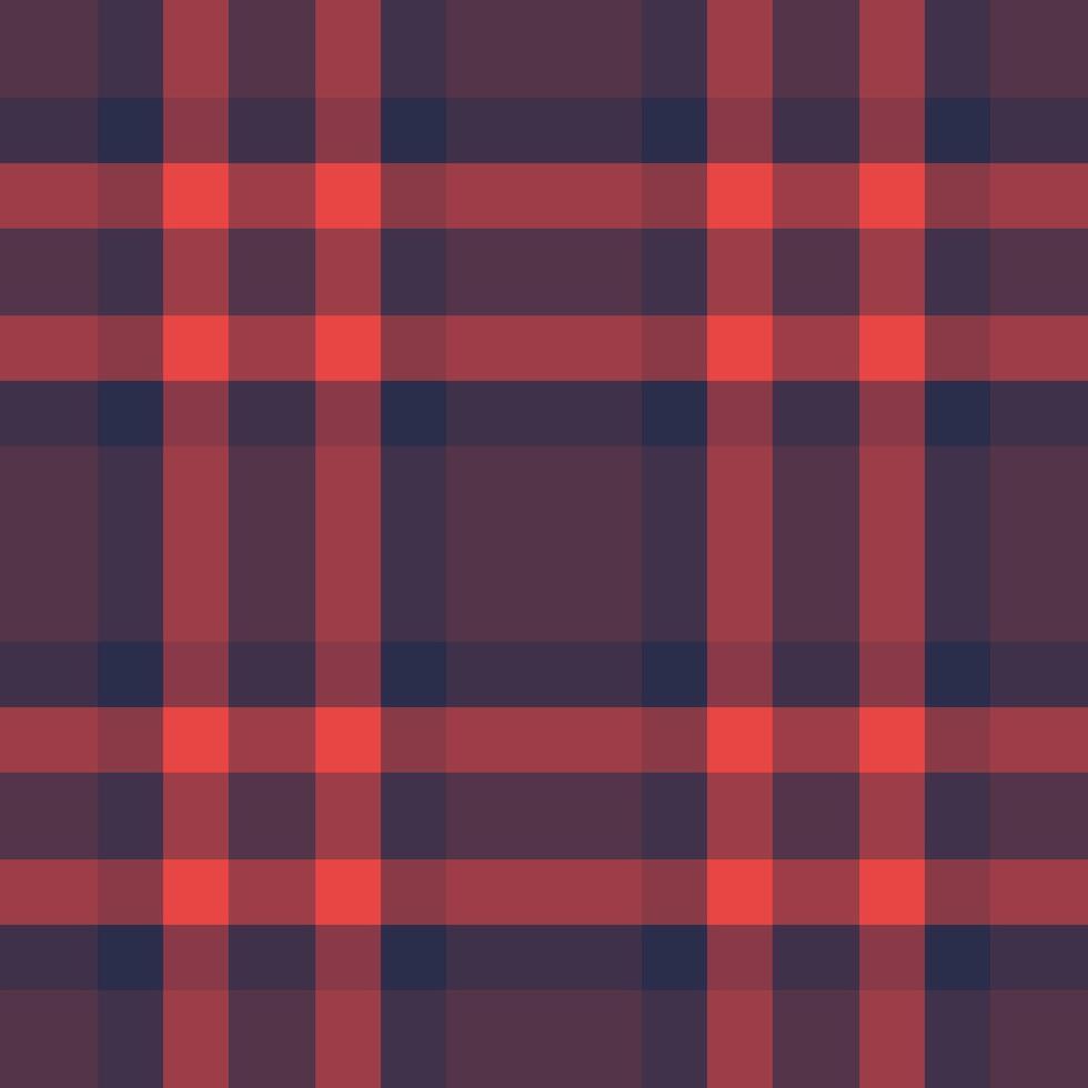 Striking red and dark blue plaid pattern. Perfect for textile design, website backgrounds, or creating a rustic, autumnal feel. vector