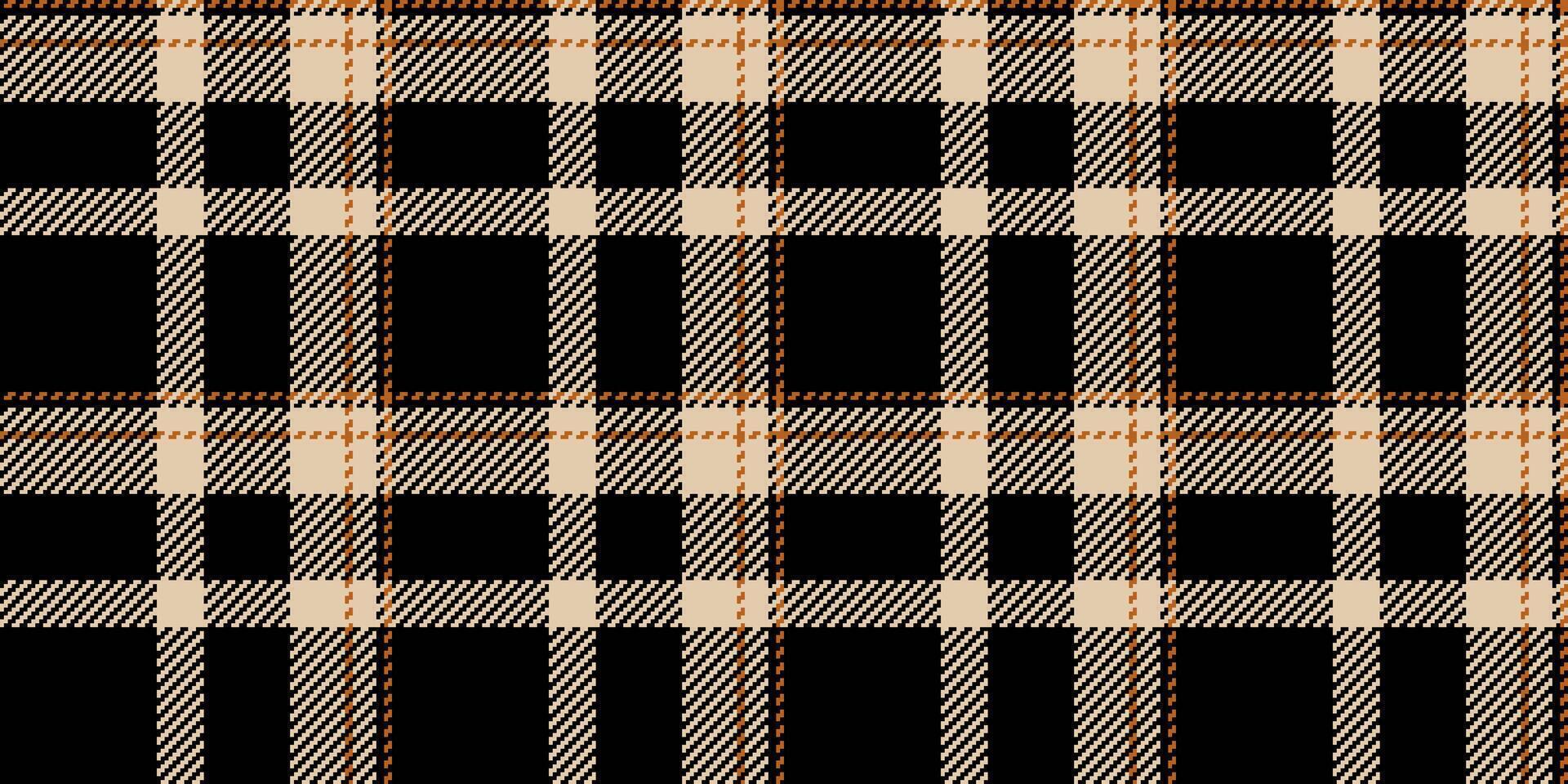 Feminine pattern check tartan, mature seamless background . Royal texture fabric plaid textile in black and light colors. vector