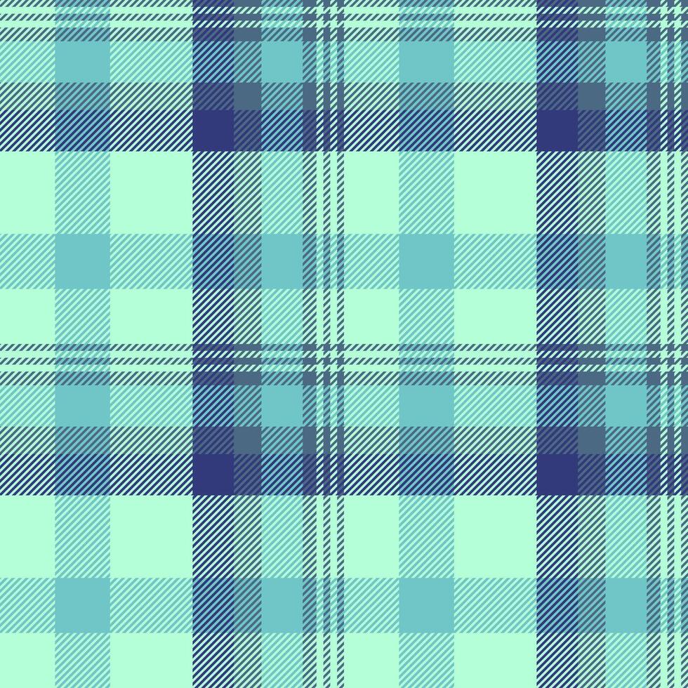 Serene aqua and navy plaid pattern. Perfect for textile design, fashion, home decor, or website backgrounds. A refreshing and versatile texture with a subtle elegance. vector