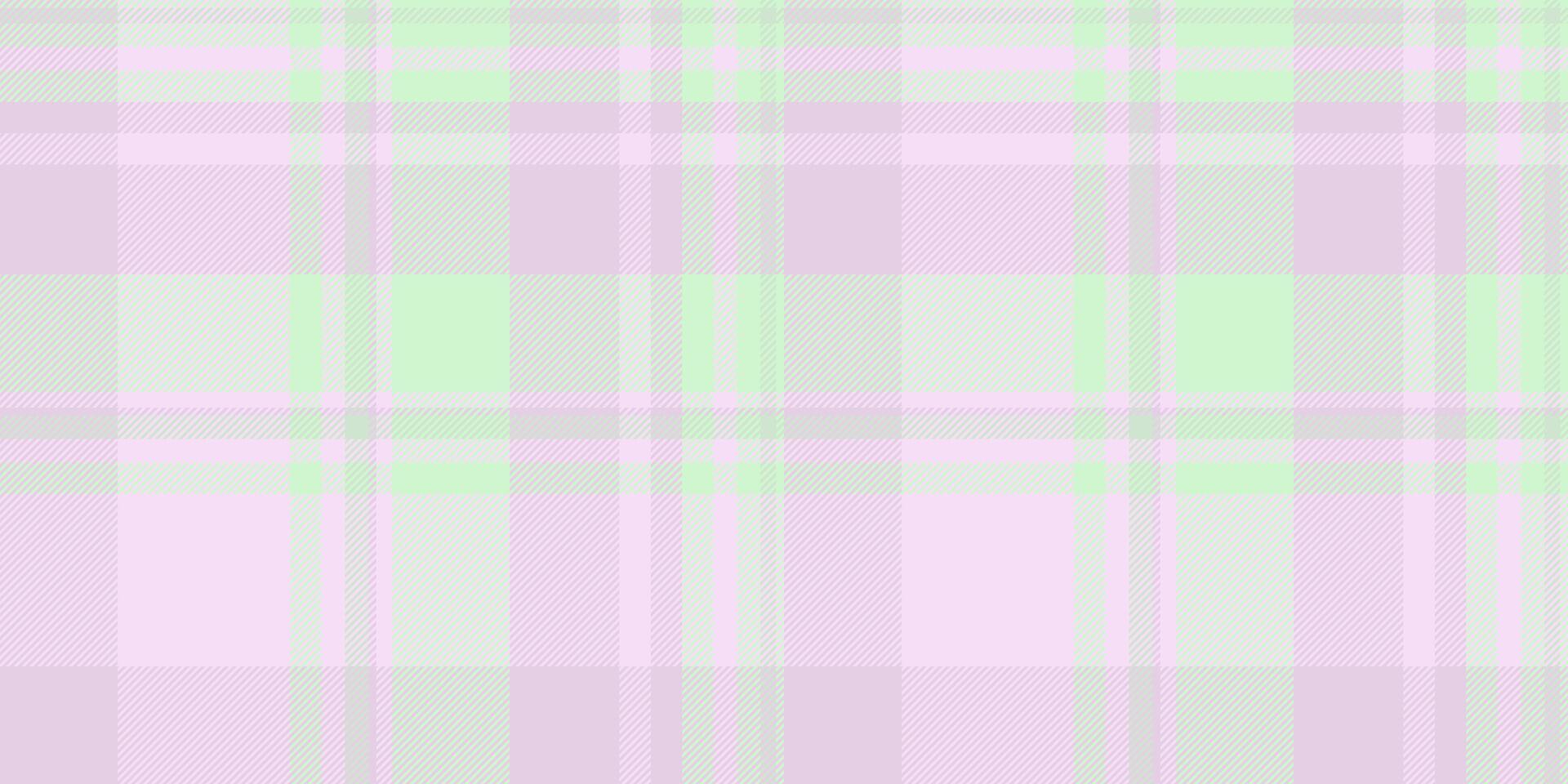 Soft pastel plaid pattern in lilac and mint green. Perfect for backgrounds, textiles, and feminine designs. vector