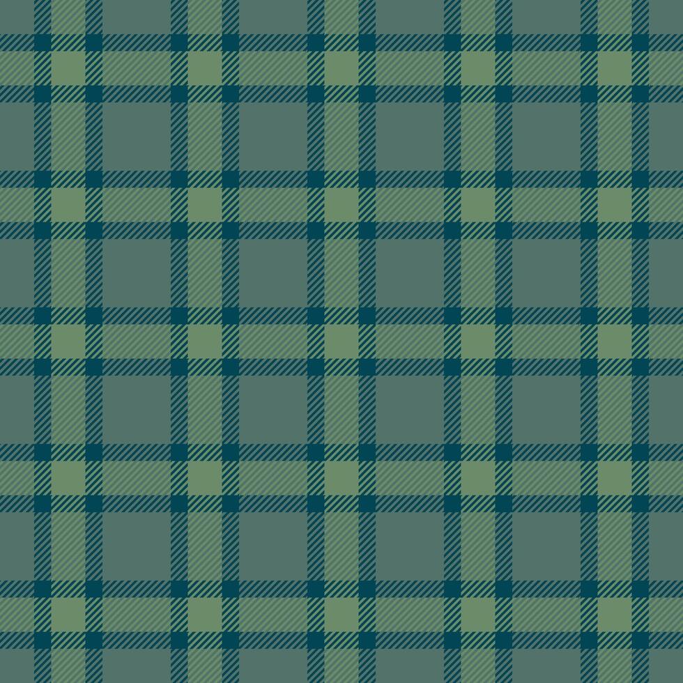 Subtle teal and sage green plaid pattern. Perfect for textile design, backgrounds, or apparel. Evokes a sense of calm and sophistication. Ideal for fall or winter projects. Versatile and stylish. vector