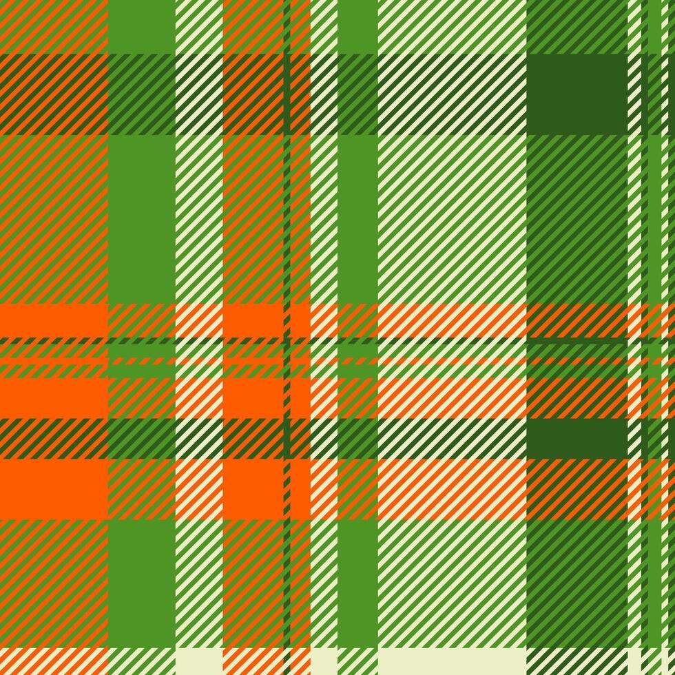 Silk seamless background texture, customer check tartan. Greeting card plaid pattern textile fabric in green and bright colors. vector