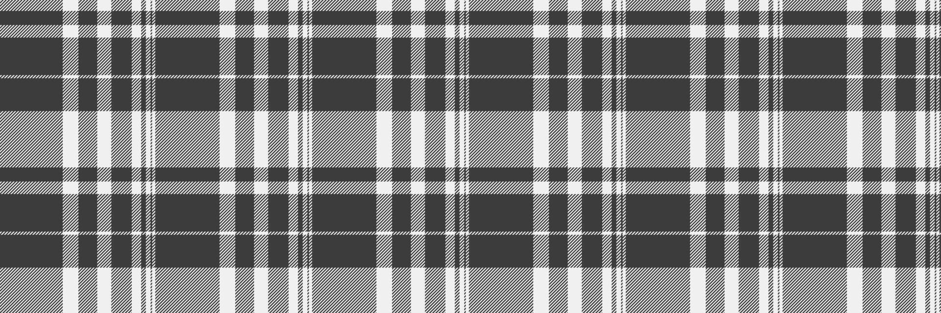 Room plaid tartan textile, heritage check seamless texture. Net pattern background fabric in grey and white colors. vector