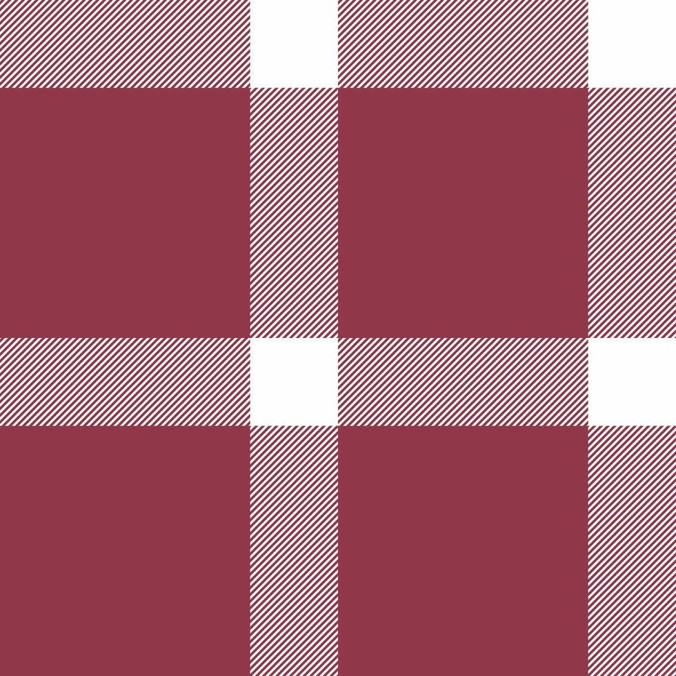 Delicate pattern fabric, structure background seamless tartan. Wear texture textile plaid check in red and white colors. vector