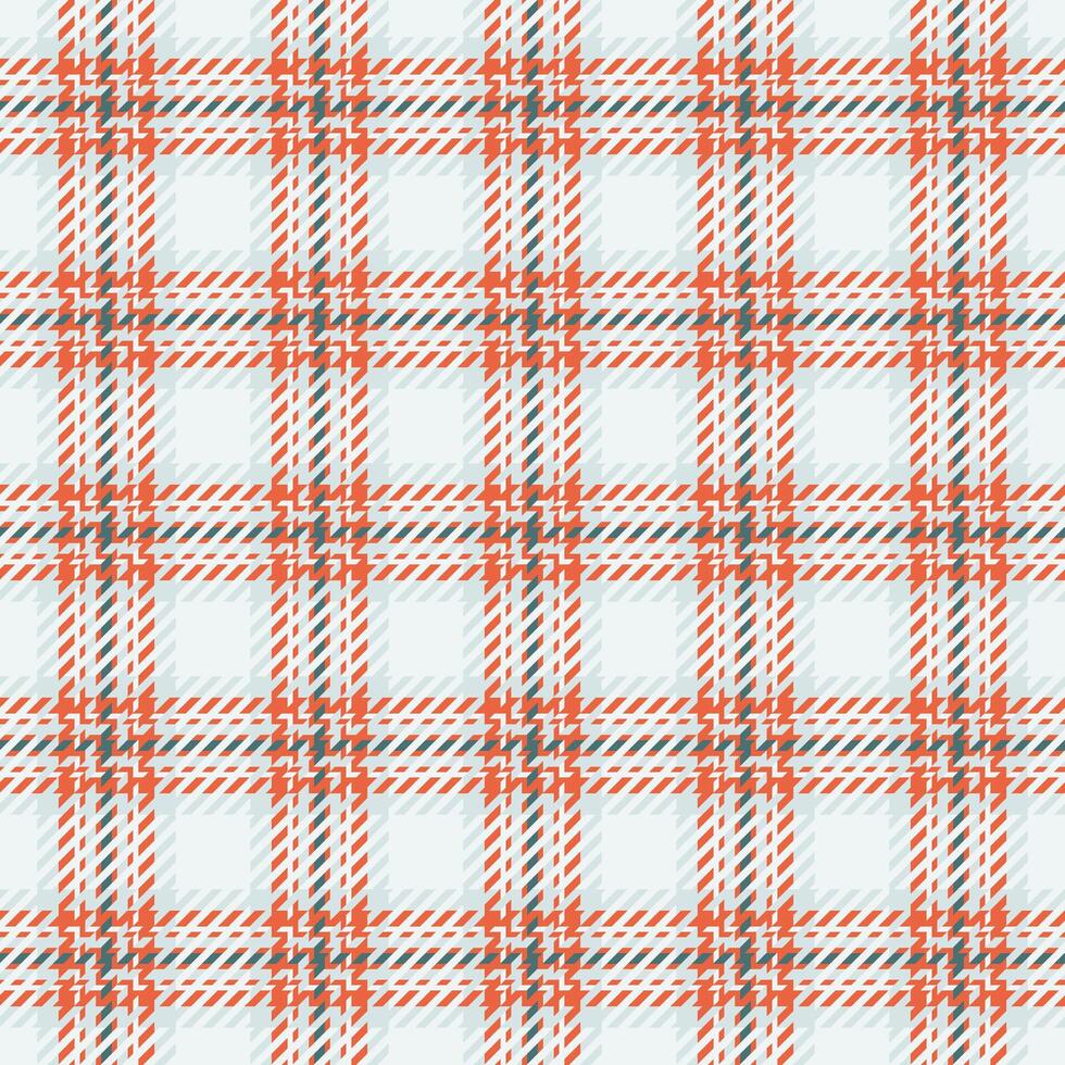 Elegant woven plaid pattern in muted orange and gray on a light background. Perfect for textile designs, fashion, home decor, and website backgrounds. vector