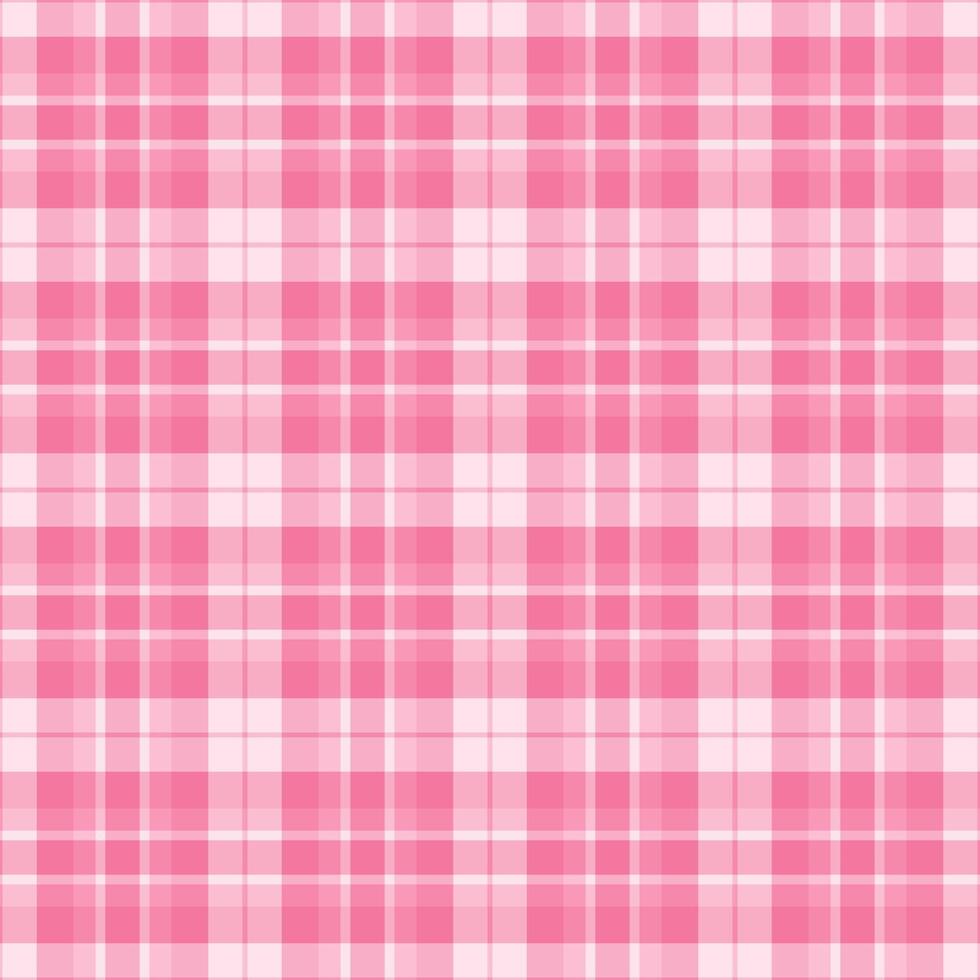 Faded fabric seamless texture, gorgeous pattern textile tartan. Tattersall check plaid background in red and light colors. vector