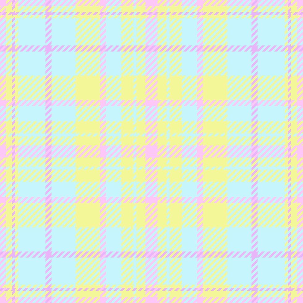 Womens fashion check seamless fabric, fluffy tartan background plaid. Christmas textile pattern texture in light and lime colors. vector