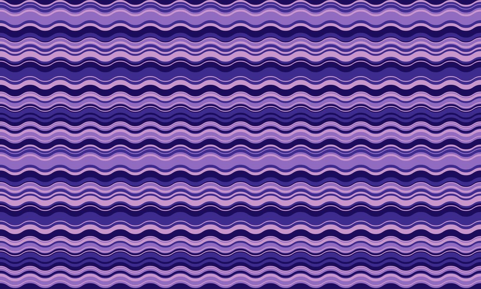 Seamless wavy stripes pattern in calming shades of purple. Perfect for backgrounds, textile design, website banners, or any project needing a sophisticated, flowing aesthetic. vector