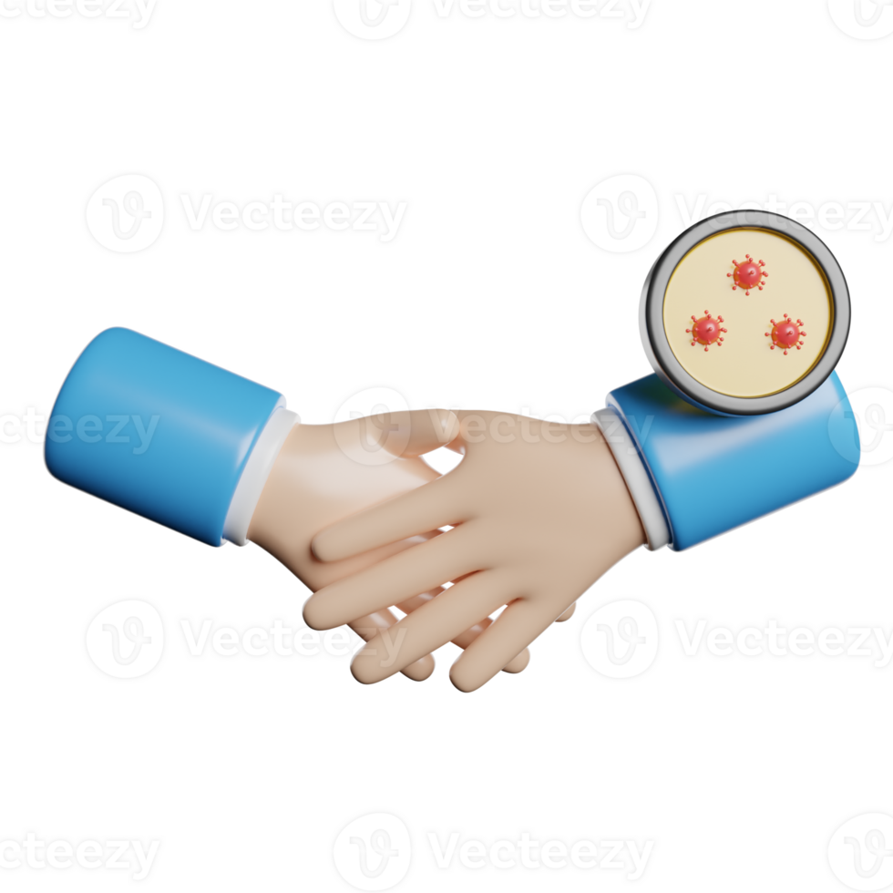 No Handshake Coronavirus png