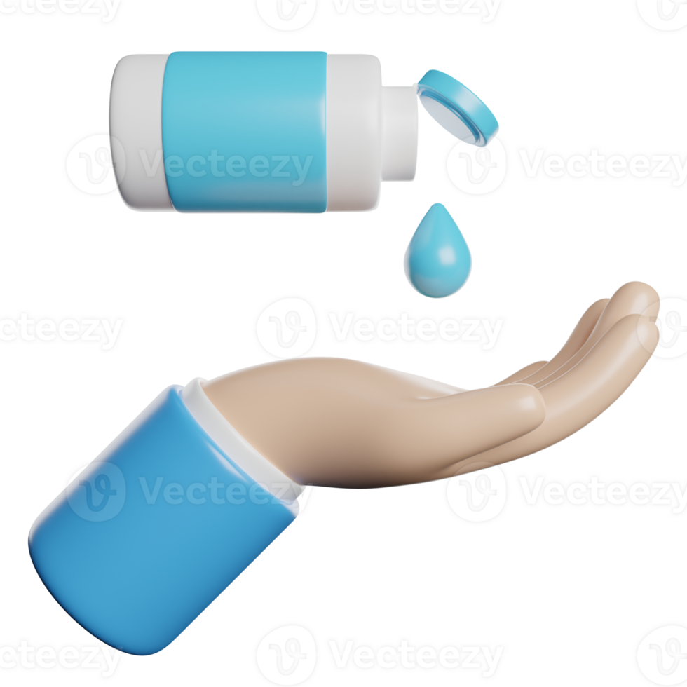 Hand Gel Foam Hand png