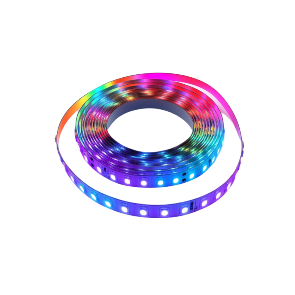 Shiny Reflective Compact Disc with Color Spectrum png