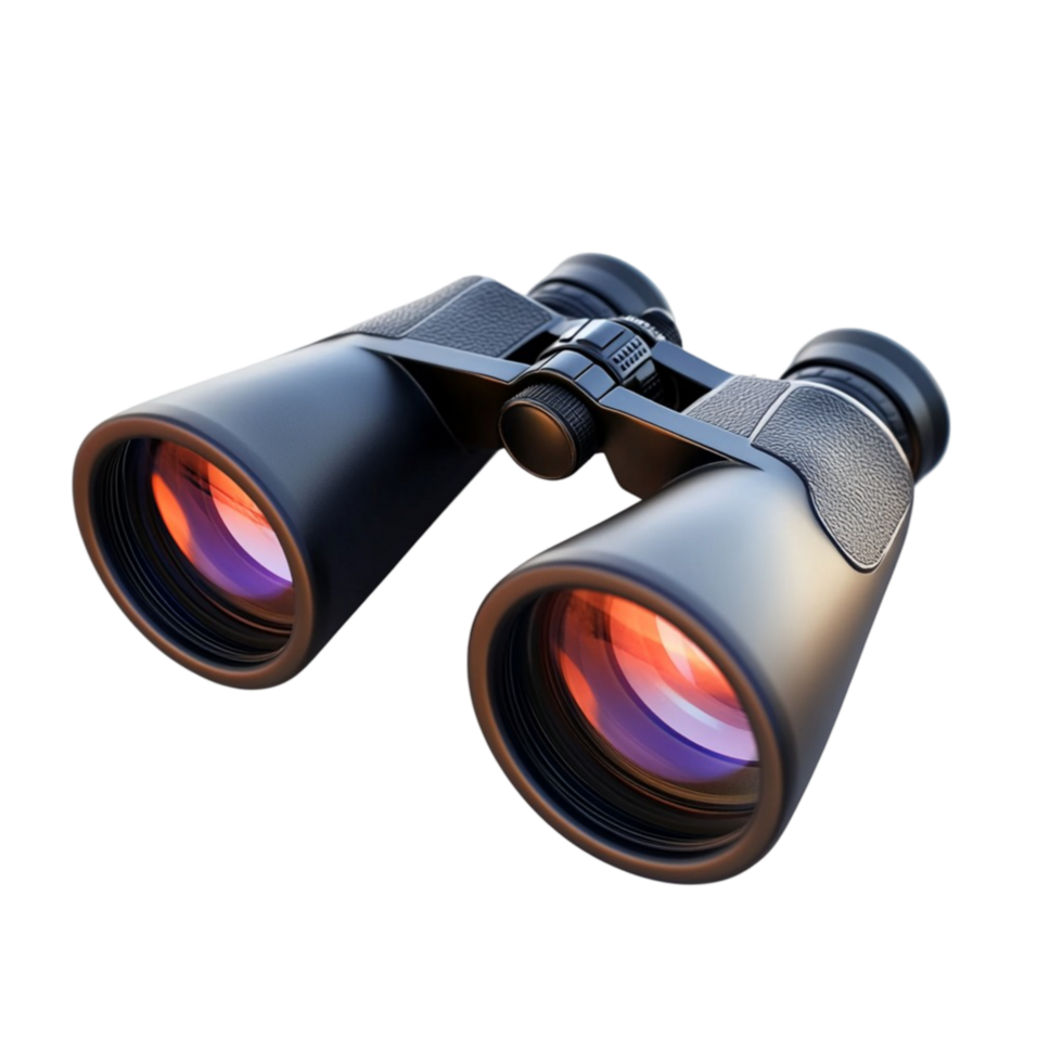 Pair of Binoculars With Square Shape On Top Transparent png