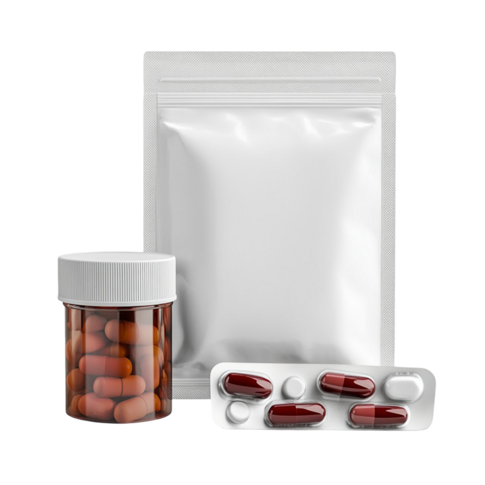 Medical Packaging and Medicine Transparent Background png