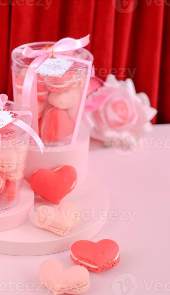 Special Valentines Days Gift, Food With Heart Shapes photo