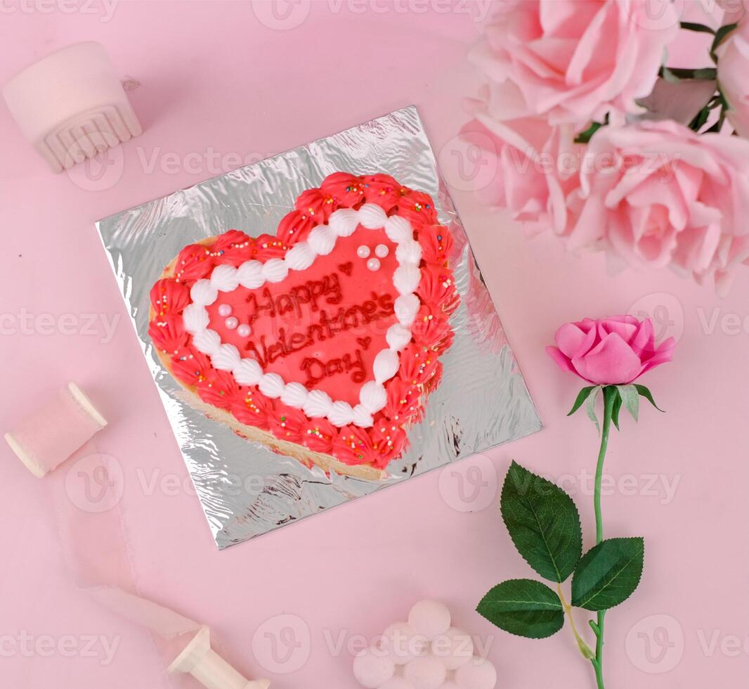 Love or Heart Shapes Cakes for Valentines Days photo