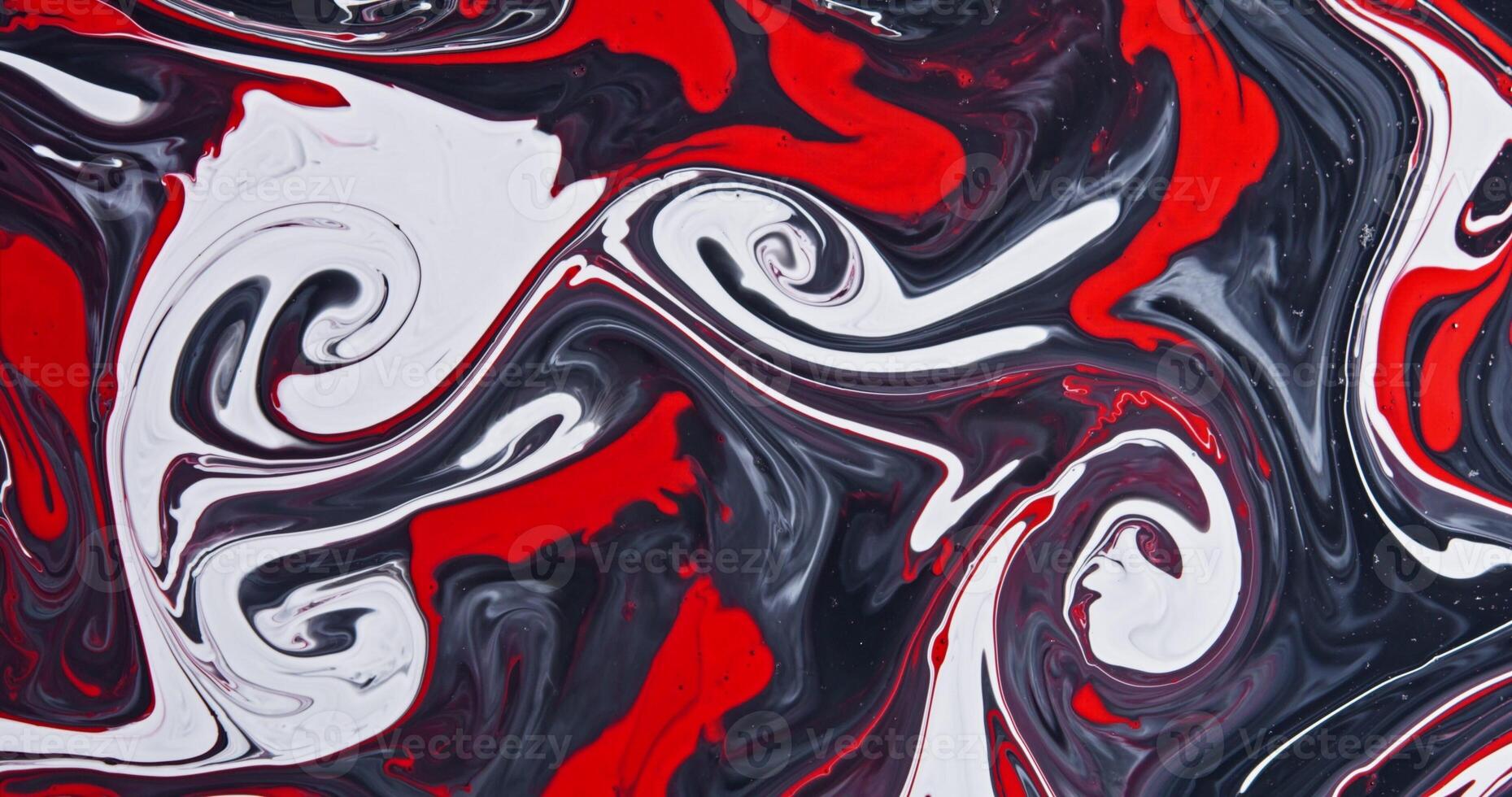 A red and black swirled pattern photo