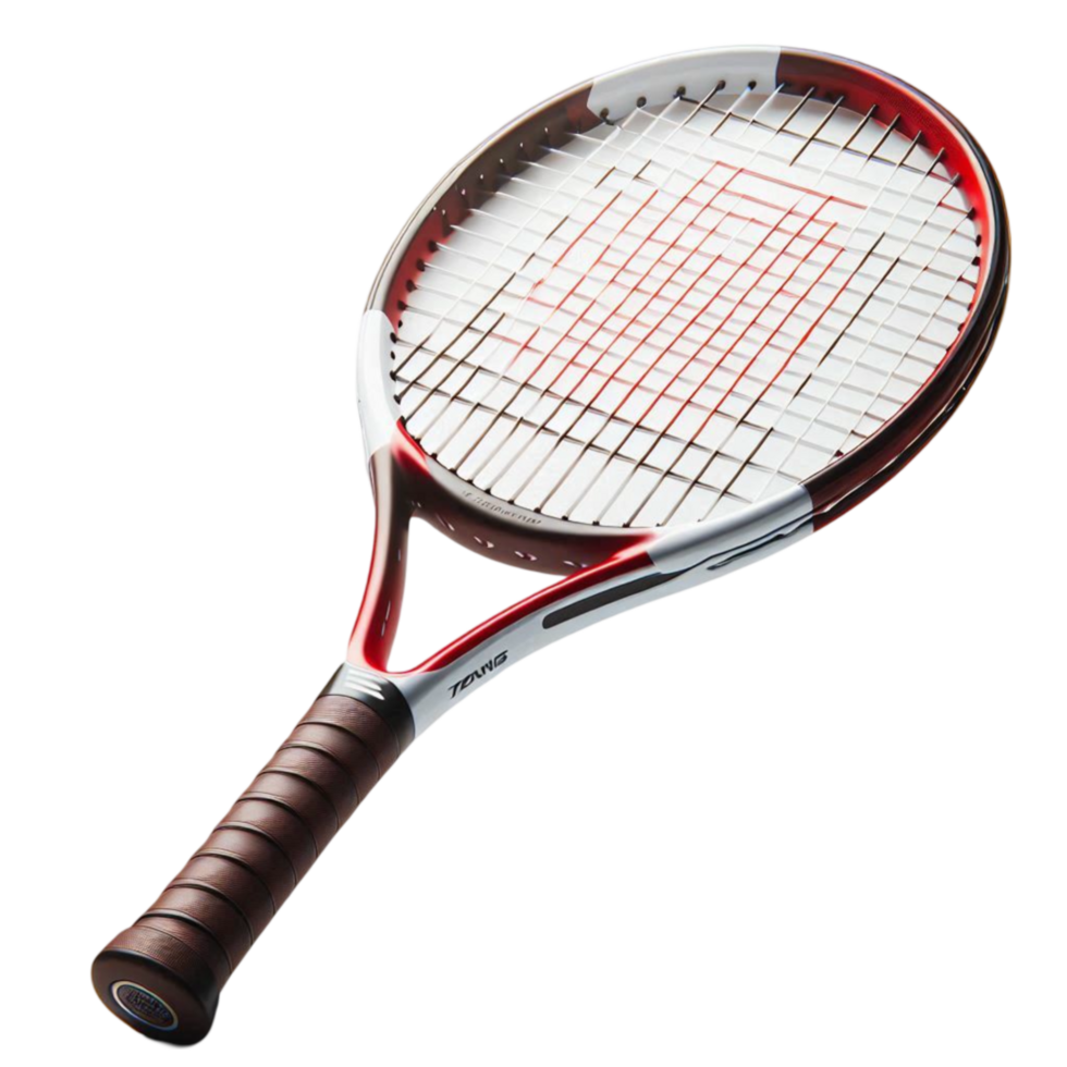 Tennis Racket with Black Grip png