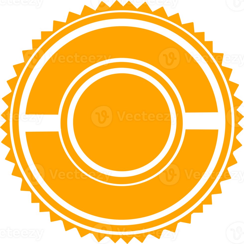 Yellow seal graphic png