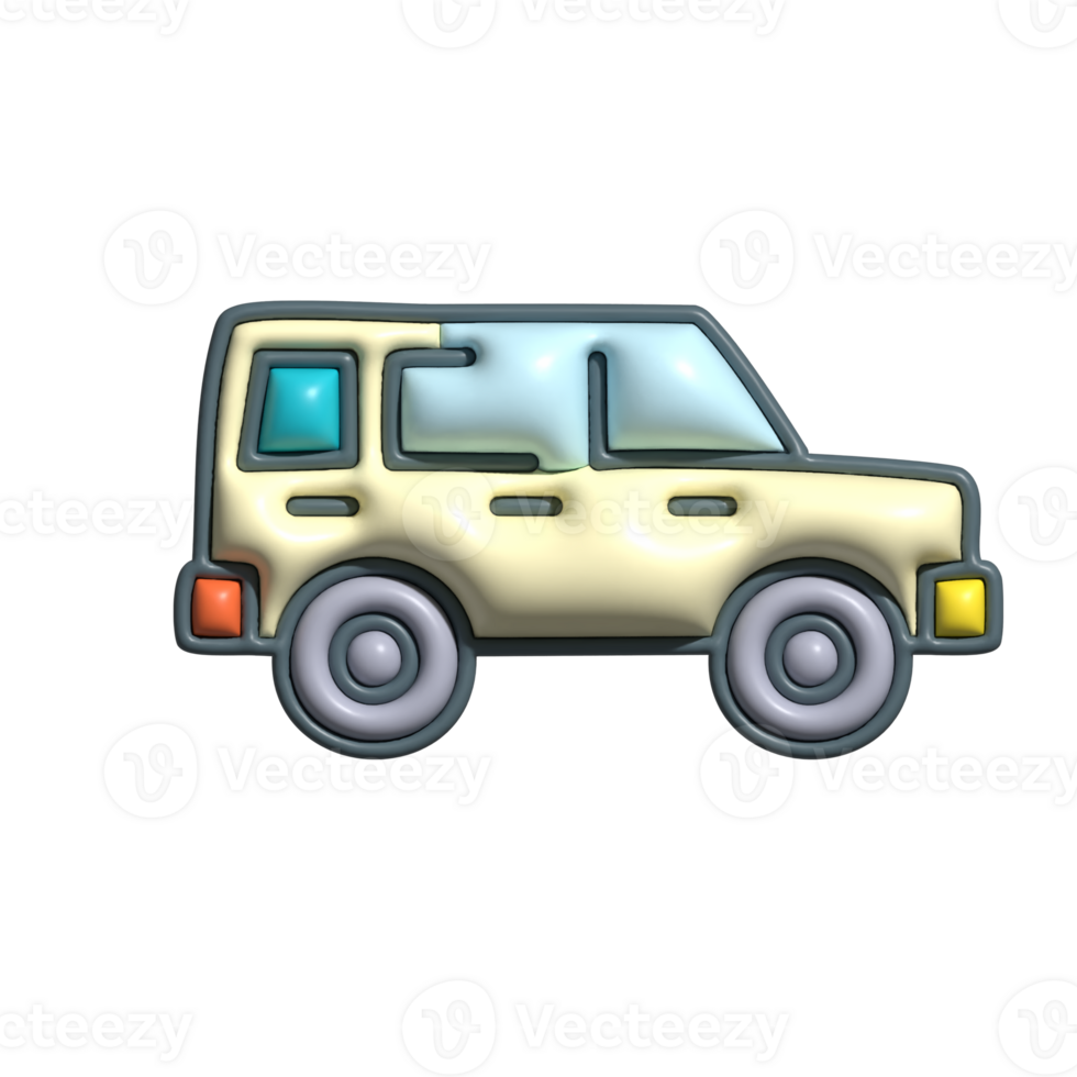 3D Off-Road Vehicle Icon png