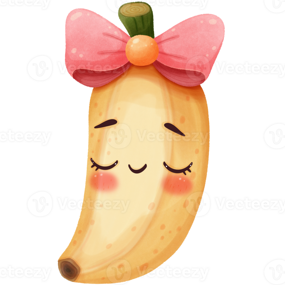 relax banana cartoon png