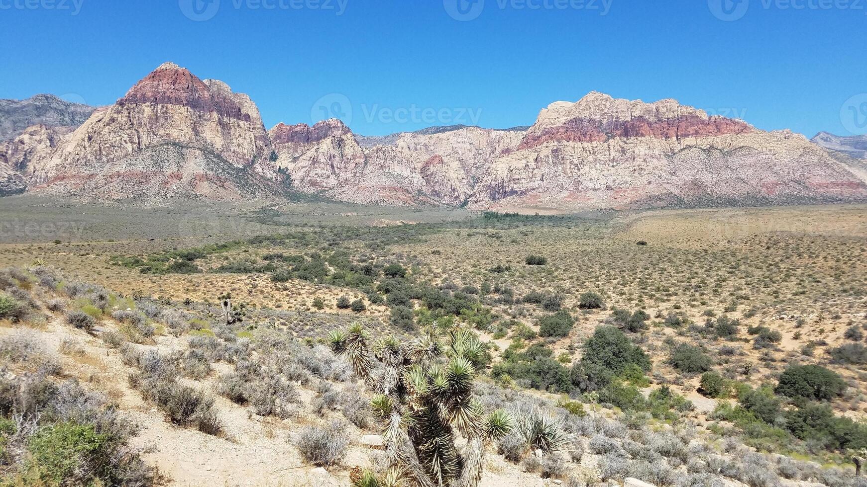 Geologic Layers, Scenic View at Red Rock Canyon Conservation Area, Las Vegas photo