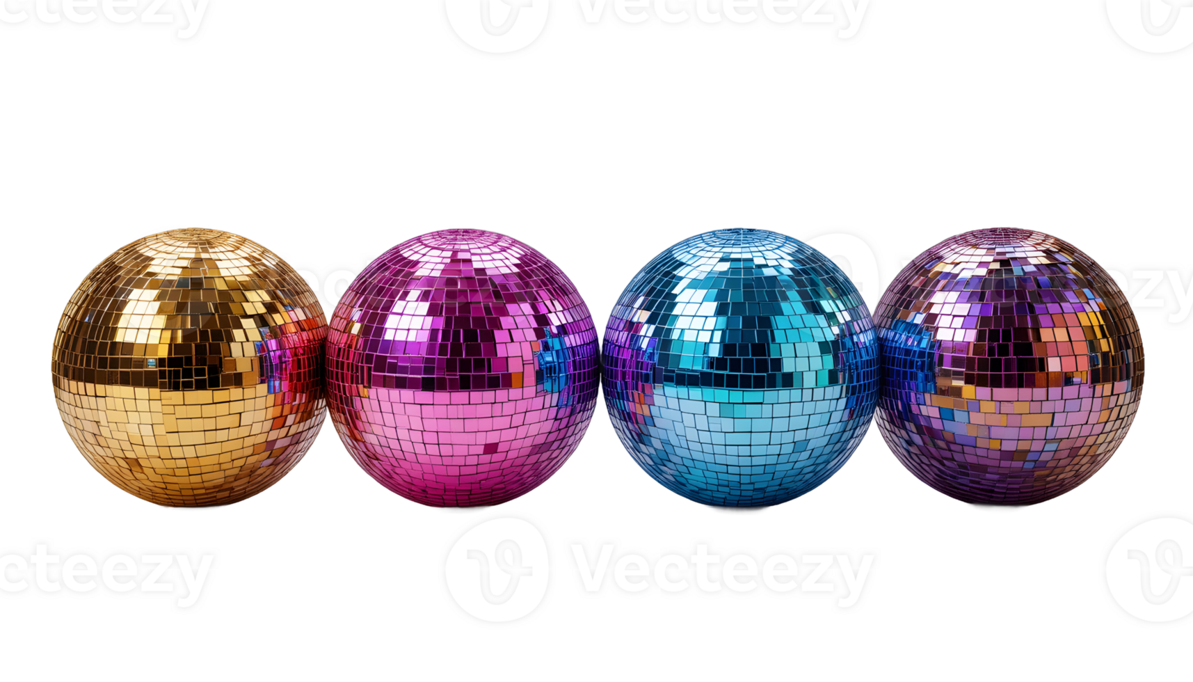 New year background with colorful decoration balls with space for your text png