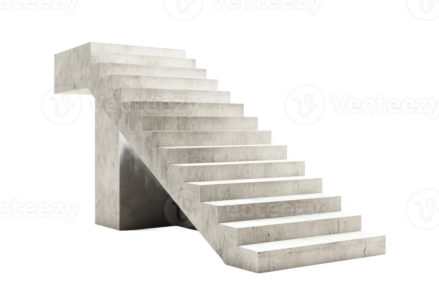 A concrete stairs and their potential uses in architectural design. png