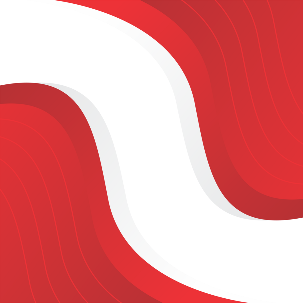 frame border red white template png