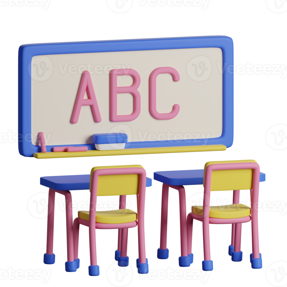 A small table and chairs with the word abc on it png