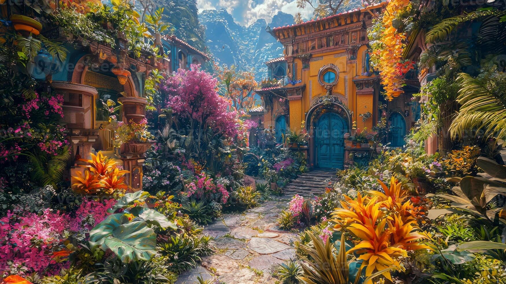 The garden of the gods, a fantasy world photo