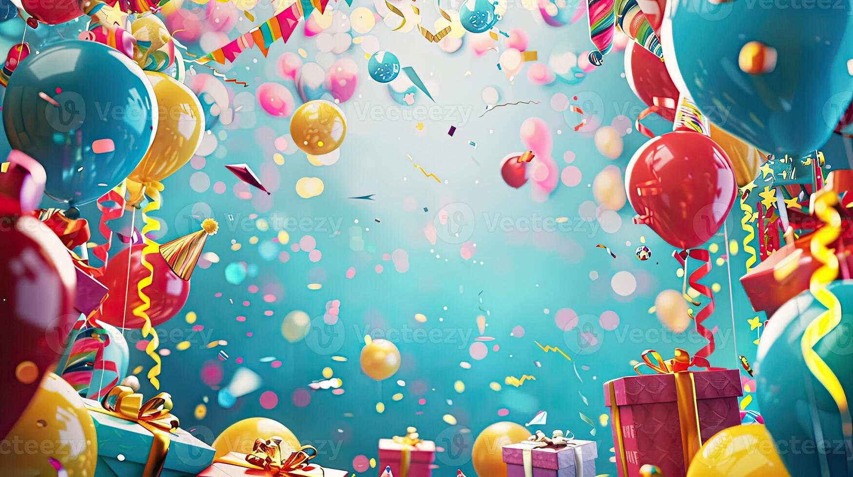 Birthday party background photo