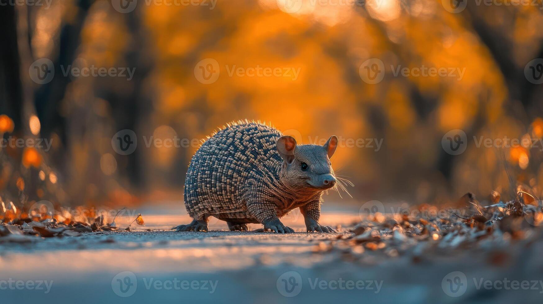 Armadillo in natural habitat photo