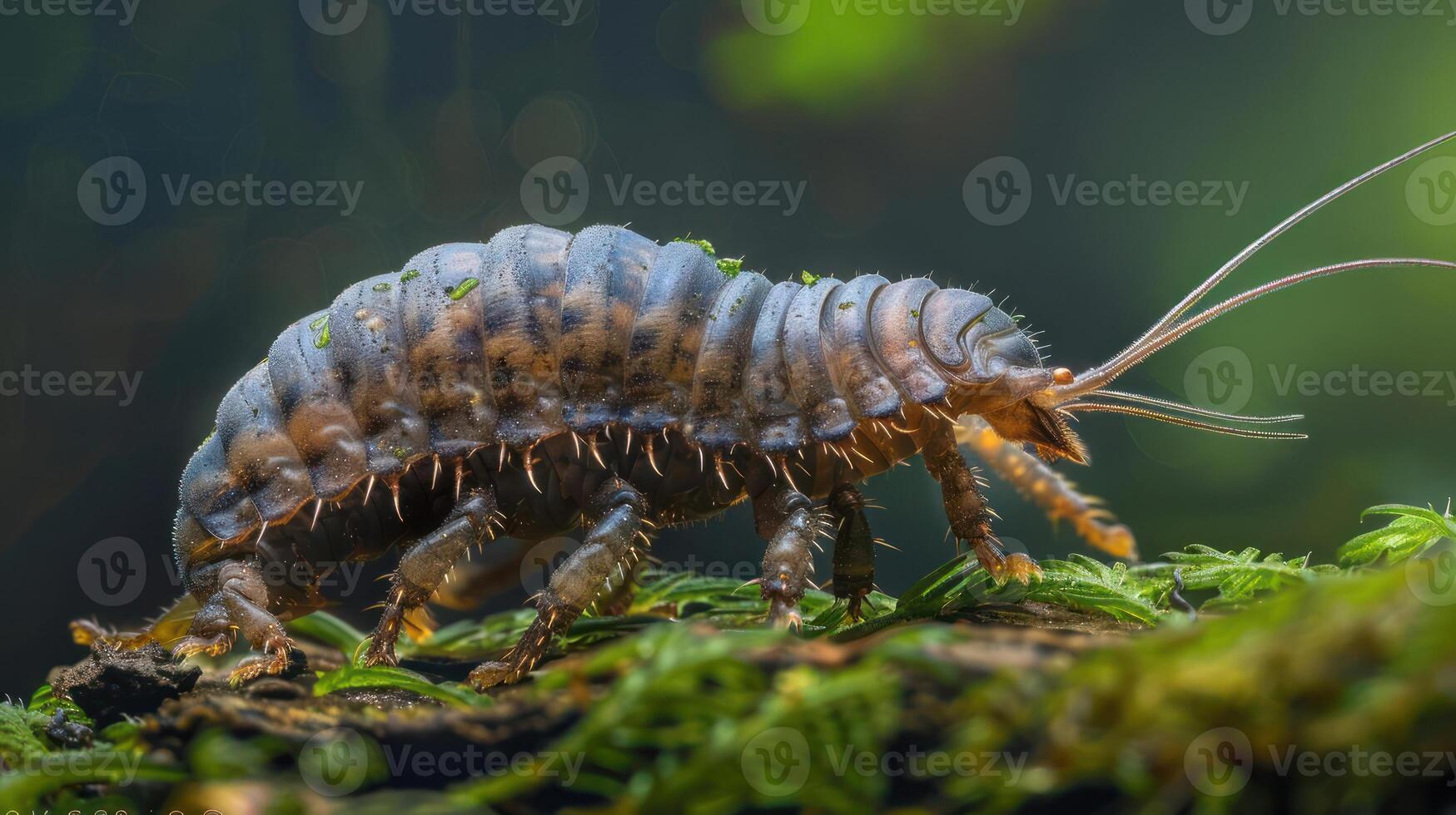 A close-up image of a scolopendra subspinipes burrowing spider photo