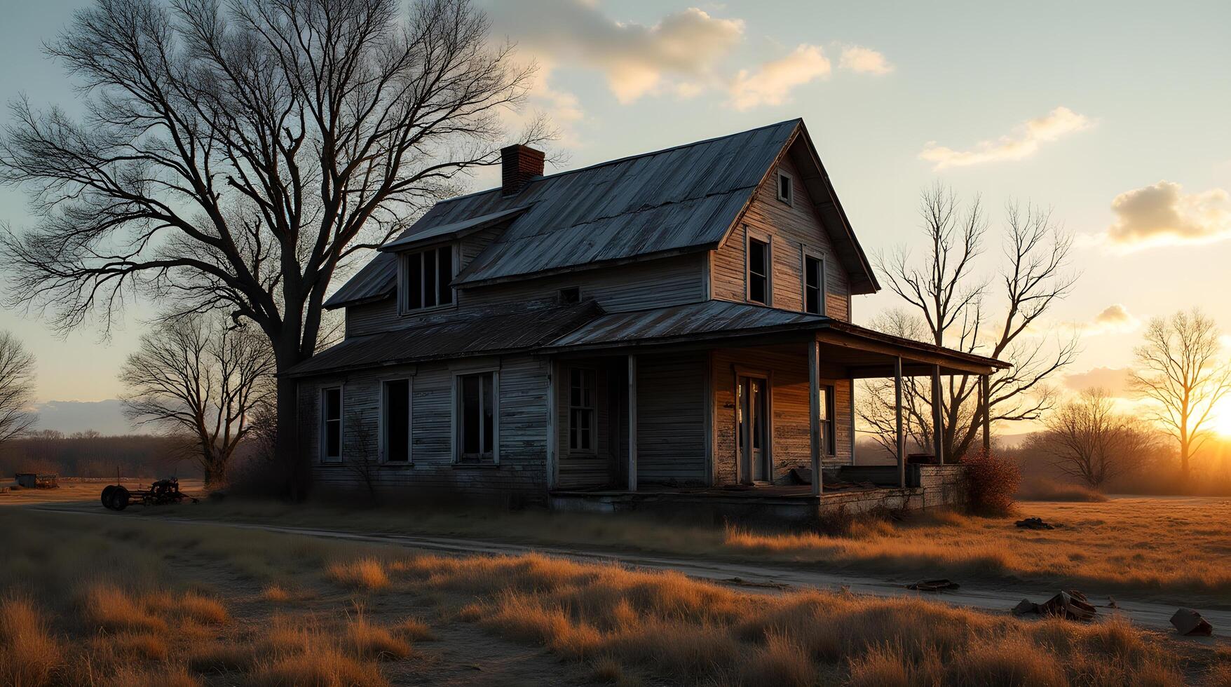 Once-loved home now a ghostly ruin photo
