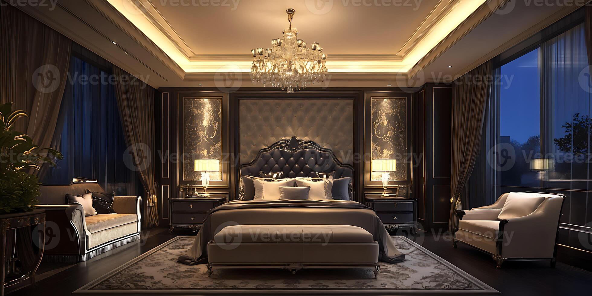 Luxury bedroom interior design ideas photo