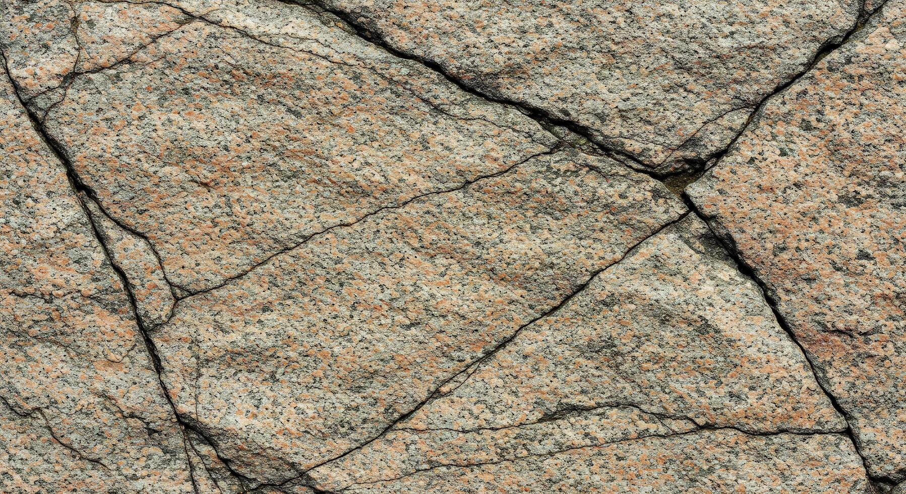 A close up of a rock with cracks and cracks photo