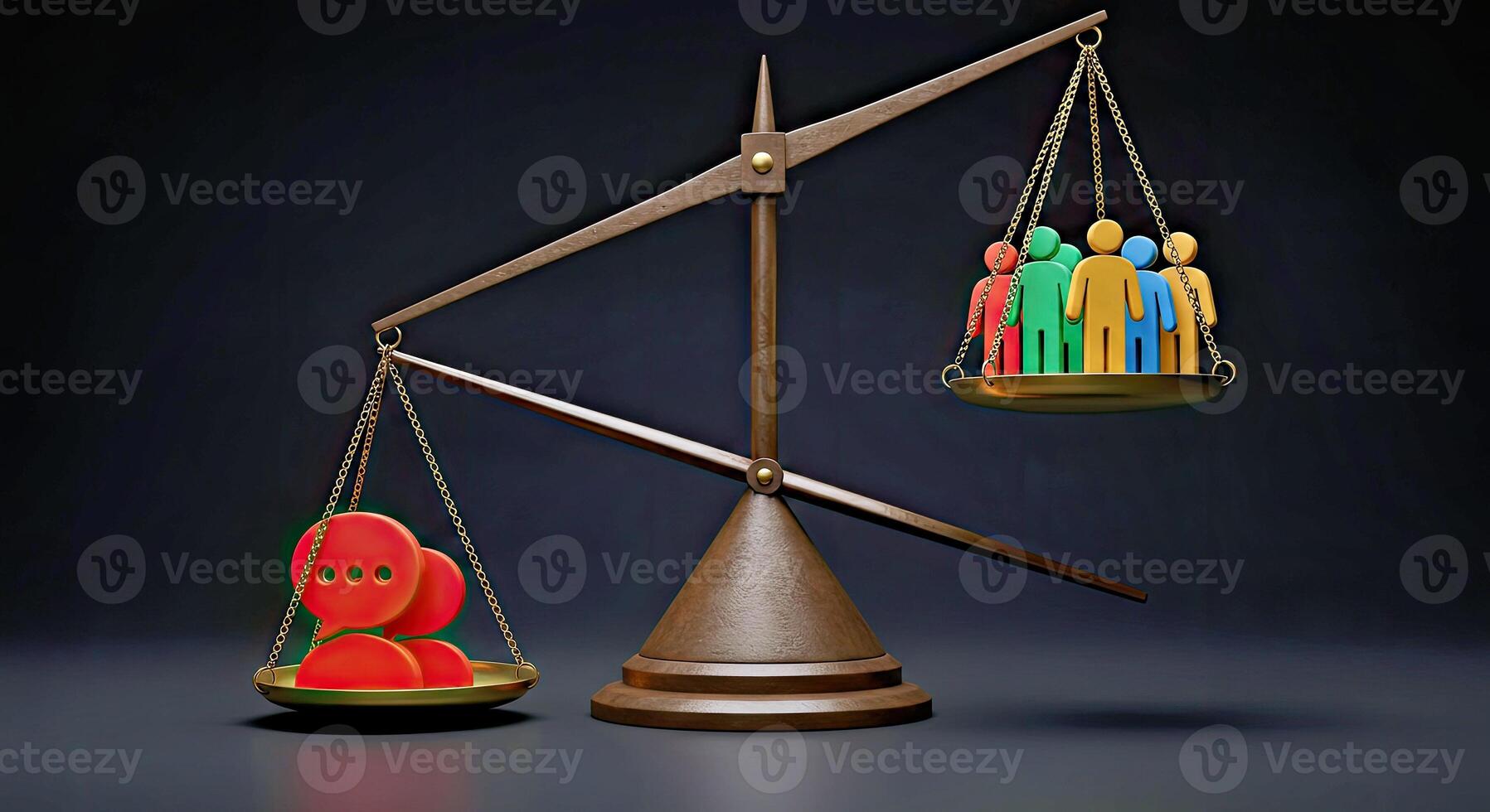 A scale with a red apple and a red apple on it photo