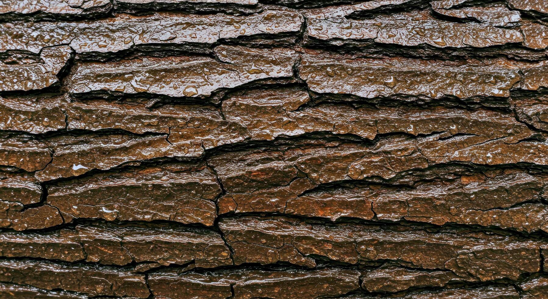 A close up of a tree bark with some cracks photo