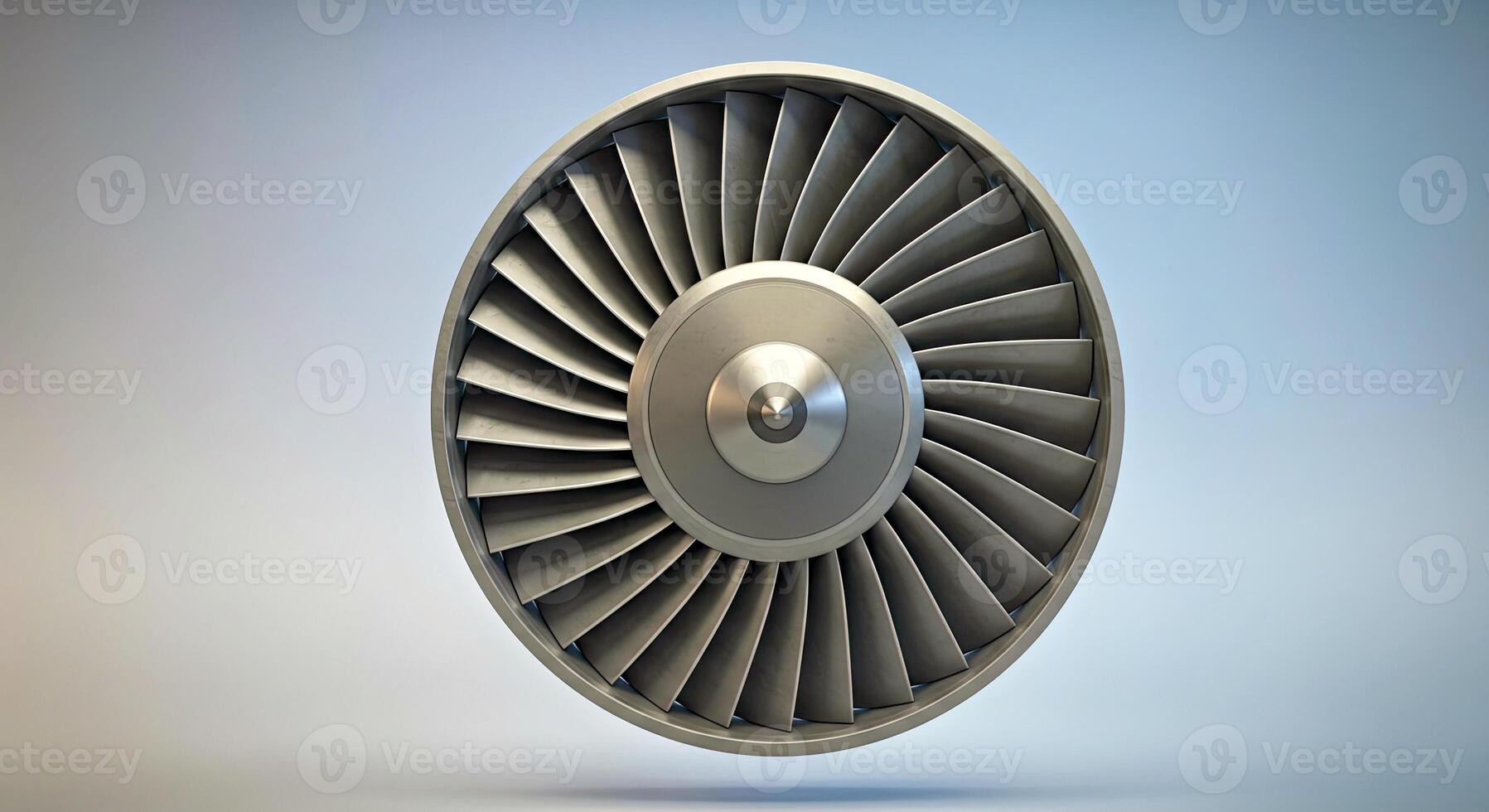 A jet engine is shown in a 3d rendering photo