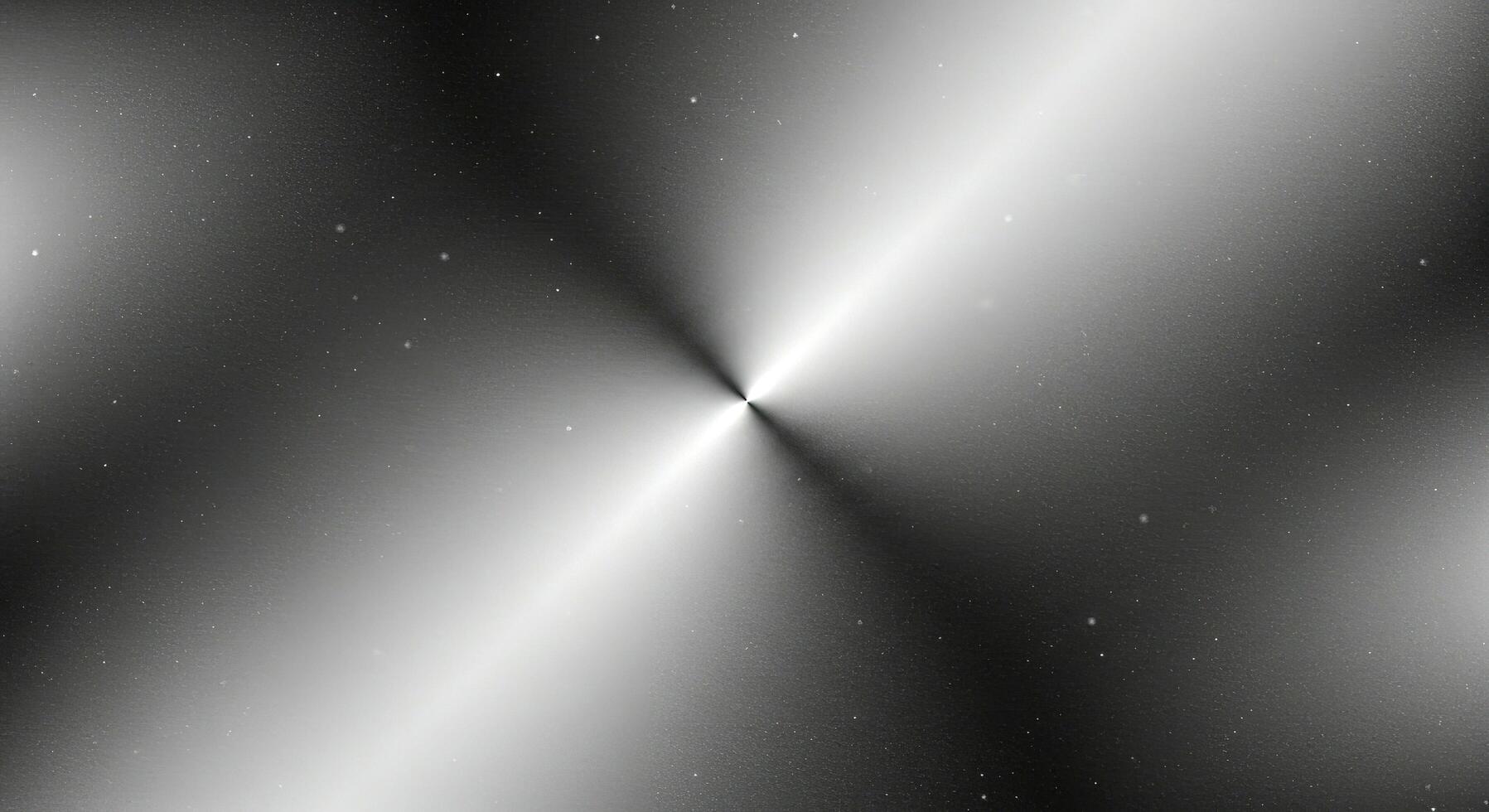 A black and white image of a star with a white light photo