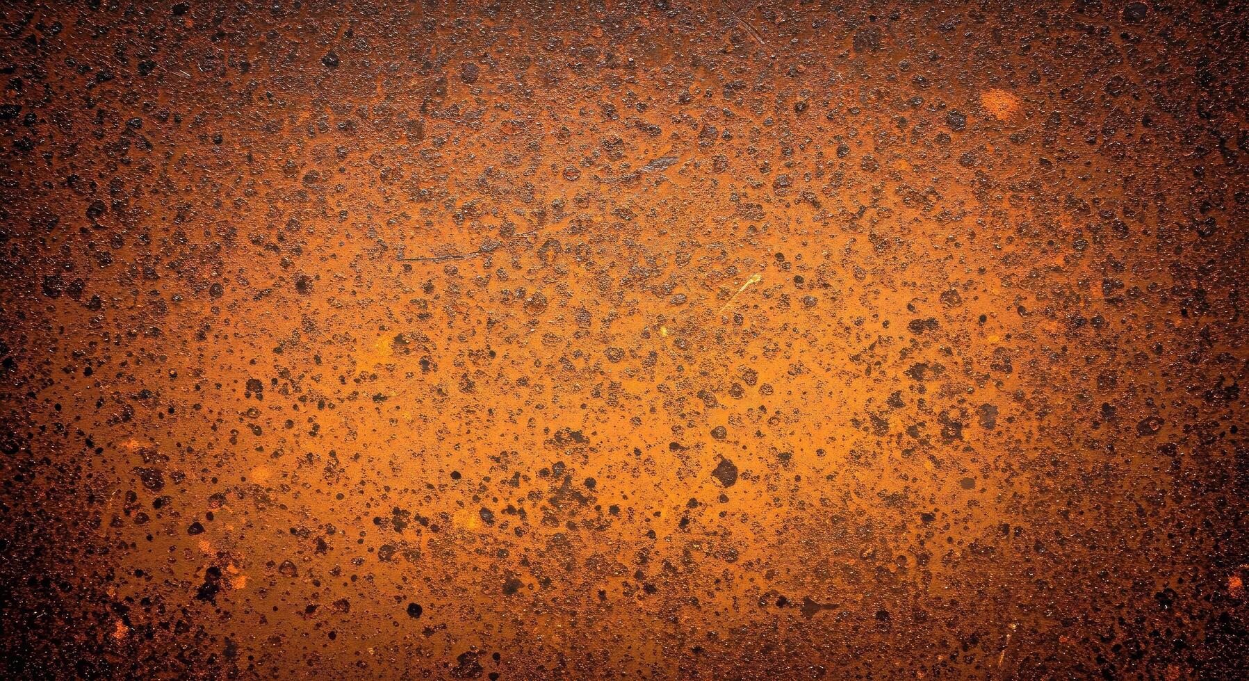 A rusty metal surface with a black background photo
