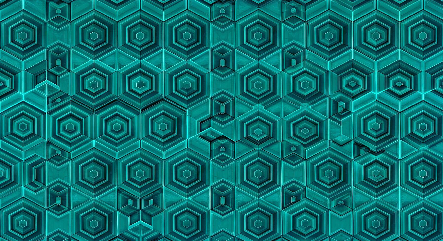 A green and black background with a geometric pattern photo