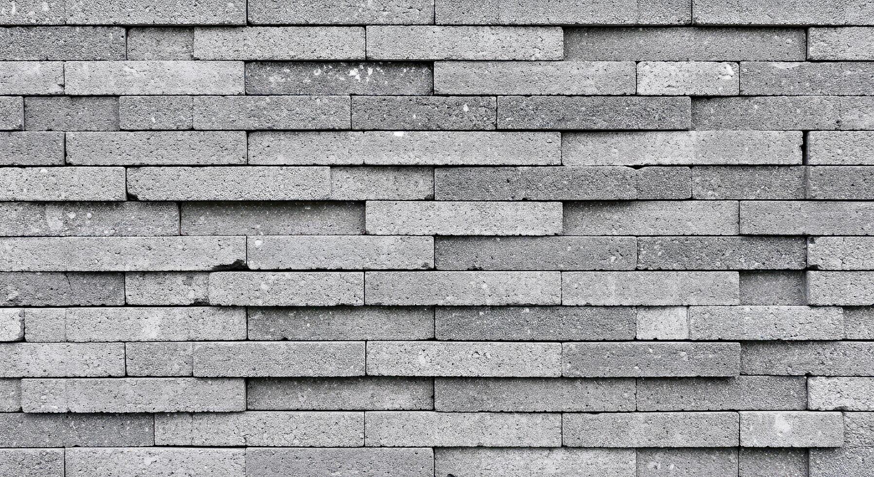 A brick wall with many different colors photo