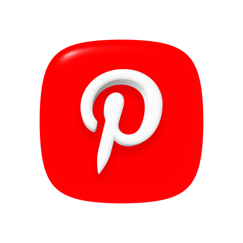 Pinterest app icon with transparent background png